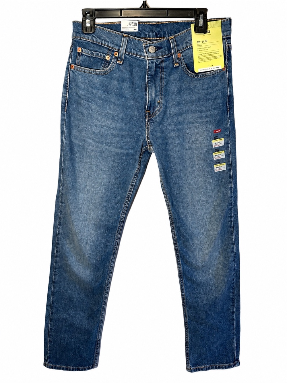 NWT Levi's 511 Slim Men's Blue Denim Jeans Flex 30 x 30
